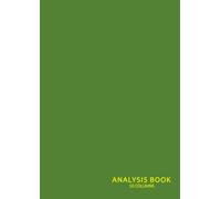 Analysis Book 10 Cash Columns: Accounts Paper Pad, 96 Pages, A4 | Accounting Ledger for Financial Transactions | Small Business, Home-based, Office - Green