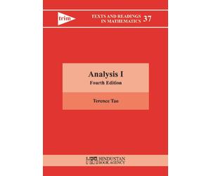 Analysis I by Terence Tao Hardcover Book