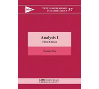 Analysis I (Texts and Readings in Mathematics)