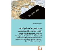 Analysis of expatriate communities and their institutional structure