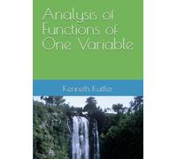 Analysis of Functions of One Variable