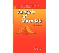 Analysis of Microdata. Winkelmann, Boes New 9783540927471 Fast Free Shipping<|