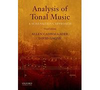 Analysis of Tonal Music: A Schenkerian Approach