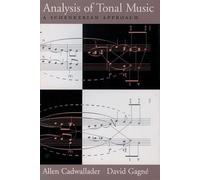 Analysis of Tonal Music: A Schenkerian Approach