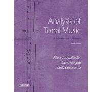 Analysis of Tonal Music: A Schenkerian Approach