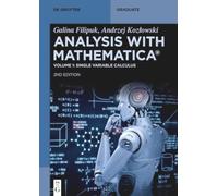 Analysis with MathematicaÂ® : Single Variable Calculus - Trade Paperback NEW Gal