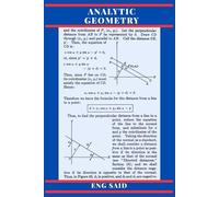 Analytic Geometry