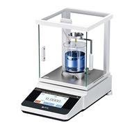 Analytical Balance 0.0001g High Precision Laboratory Scale, Liquid Density Specific Gravity Scale, Can Percentage Weighing, Parts Counting, for Experiments