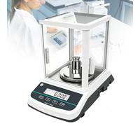 Analytical Digital Balance with Automatic Calibration, 0.001g Accuracy, 200g Capacity, Precision Weighing Scale for Laboratory and Research Applications