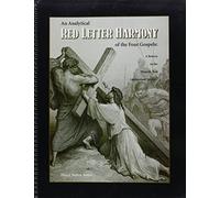 Analytical Red Letter Harmony Of Four Gospels