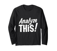 Analyze THIS! Bold Typographic Long Sleeve T-Shirt