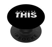 ANALYZE THIS Bold Typographic PopSockets Adhesive PopGrip