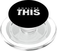 ANALYZE THIS Bold Typographic PopSockets PopGrip for MagSafe