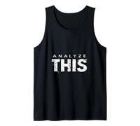 ANALYZE THIS Bold Typographic Tank Top