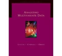 Analyzing Multivariate Data (Duxbury Applied Series)
