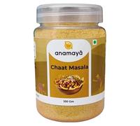Anamaya Chaat Masala Powder 100g (3.5 oz) Jar | Chat Masala Powder | Authentic Indian Chaat Masala Spice Mix | Perfect for Chat, Salads, Fruits & Snacks |100% Pure & Natural |