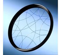Anamorphic Lens Flare Effect Filter, Movie Glare Special Effects, Slim Optic Glass Multi Coated for DSLR Cinematic Video