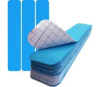 ANAMPION Kinesiology Tape Pro (60 Precut Strips) Waterproof Sports Tape for Athletes, Physio Elastic Tape Pain Relief Adhesive for Muscles Shin Splints Ankle Knee & Shoulder (Blue)