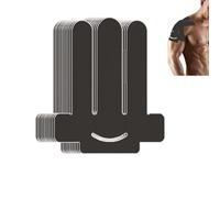ANAMPION Precut Kinesiology Tape for Shoulder,12Count Waterproof Shoulder Tapes for Pain Relief,Original Cotton Athletic Tape,Durable Shoulder Tape for Sports&Long-Lasting Support(Black)