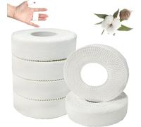ANAMPION Zinc Oxide Tape 6 Rolls - 1.5cm x 10m Athletic Bandage Breathable Wrist Finger Tape Easy Tear Athletic Sports Tape for Jiu Jitsu, Bouldering, Rock Climbing (White)