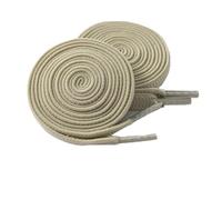 anan520 Elastic Shoe Laces - Athletic Shoelaces， 2 Pairs Flat Shoe Laces for Adults & Kids Shoes, Solid Beige, 55"
