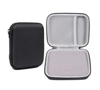 ANANGE Guitar Picks Holder Portable Guitar Pick Holder Case Box with Pick Slot Black Yellow Guitar Capo Tuner Strings Storage Pouch Bag Guitarra Parts(Black)
