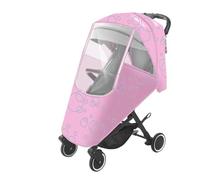 ANANGE Rain Cover for Pushchair Stroller Universal Waterproof Winter Thicken Rain Cover Wind Dust Shield Full Raincoat For Stroller Accessories Pushchairs(Pink)
