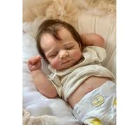 Anano 18" Realistic Sleeping Reborn Baby Boy - 45cm Lifelike Silicone Reborn Toddler Doll That Looks Like A Real Newborn Infant
