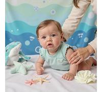 Anano 22 Inch Realistic Full Body Silicone Reborn Baby Girl with Lifelike Veins, Real Life Size Newborn Infant with Handmade Details - Real Looking Baby Doll for Kids & Collectors
