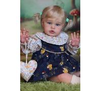 Anano 24" Realistic Reborn Baby Doll Girl - Looks Like A Real Newborn Infant - Lifelike Silicone Baby For Collectors & Parents