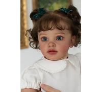 Anano 26 Inch Big Size Realistic Reborn Girl Dolls Pippa Lifelike Newborn Baby Dolls Real Baby Toddler Doll That Looking Real Soft Cloth Body With Hair For Kids