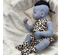 Anano Avatar-Inspired Multi-Size & Model Real Life Like Reborn Baby Doll Realistic with Glowing Skin Full Body Silicone Baby Doll Collectible Figure (20"-RBG-SILICONE BODY-BOY-LEOPARD)