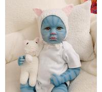 Anano Avatar Reborn Baby Dolls - 20 Inch Lifelike Handmade Avatar Reborn Dolls Full Body Silicone Newborn Girls, Real Life Full Body Vinyl Baby Girls, Anatomically Correct Born Girl