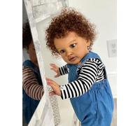 Anano Big Size Reborn Dolls Black Girl Pippa 26 Inch Soft Cloth Body Handmade Biracial African American Baby Curly Hair That Look Real Bedtime Playmate For Kids Ages 3+
