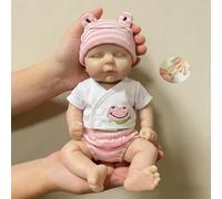 Anano Full Body Silicone Reborn Babies,12 Inch Reborn Baby Dolls Girls Squishy Silicone Baby Doll,Bebes De Silicona Reales Real Babies Full Body Washable Handmade Newborn