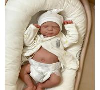 Anano Full Silicone Baby Doll-18 In Reborn Baby Dolls Silicone Full Body, Realistic Babys Doll Boy, Anatomically Correct Newborn Babies, Real Life Reborn Dolls Washable