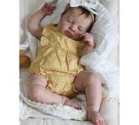 Anano Life Like Girl Reborn Dolls With Rooted Hair 20 Inch 50 Cm Full Body Soft Vinyl Newborn Baby Doll Water Proof Poseable Real Life For Kids Ages 3+