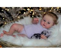 Anano Lifelike Reborn Baby Doll 19 Inch Realistic Newborn Baby Girl Dolls That Look Real Looking Silicone Reborn Dolls Alive Life Like Awake Baby Size Rebirth Baby Doll