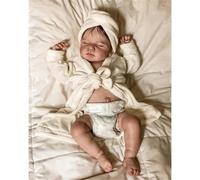 Anano Lifelike Reborn Baby Dolls -20 Inch Real Baby Feeling Realistic Preemie Girls, Look Like Reborn Silicone Full Body, Real Life Babies Dolls Newborn, Magnetic Dummy For Re Born Doll