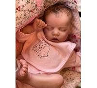 Anano Lifelike Reborn Baby Girl Doll Sleeping Newborn Babies 18 Inch Realistic Baby Dolls That Look Real Looking Baby Life Like Baby Doll Alive Lovely Full Size Baby Doll