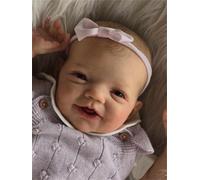 Anano Lifelike Reborn Dolls 24 inch Charlie - Cute Realistic Newborn Baby Dolls Handmade Cloth Body Weighted Life Like Real Reborn Dolls with Open Eyes for Kids Ages 3+