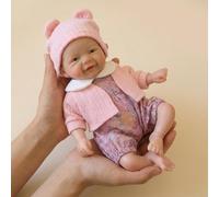 Anano Platinum Reborn Baby Dolls,12 In Full-Body Silicone Reborn Doll Girls | Floppy Silicone Full Body Newborn Baby Dolls, Handcraft Gifts,100% Squishy Silicone With Soft Weighted Girl Doll, Not Vinyl