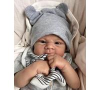 Anano Real Life Reborn Baby Dolls Boy Silicone Full Body Eyes Open 18 Inch Cute Squishy Realistic Baby Doll Boy Toddler Reborn Dolls Silicone Babies That Look Real Anatomically Correct