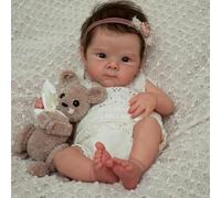 Anano Real Lifelike Baby Doll Reborn Baby Dolls Silicone Full Body Realistic Newborn Baby Girl 18 Inch Real Life Like Baby Dolls That Look Real Looking Baby Life Size Doll