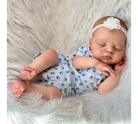 Anano Realistic Reborn Baby Doll Girl 18 Inch Lifelike Silicone Baby Dolls That Look Real Size Babies Life Like New Born Baby- Dolls Alive Lovely Reborn Toddler Doll For Kids Gift