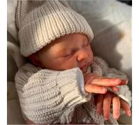 Anano Realistic Reborn Baby Dolls Laura, 19 Inch 48 Cm Handmade Newborn Doll Soft Cloth Body Real Life Baby Dolls That Look Real For Kids Ages 3+