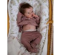 Anano Realistic Reborn Dolls Bettie, 18 inch Full Body Vinyl Girl Realistic Newborn Baby Toddler Dolls Like a Lifelike Baby Real Life Baby Doll with Hair for Kids Ages 3+