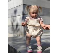Anano Realistic Reborn Toddler Doll 70CM Pippa Reborn Dolls Realistic Silicone Babies That Look Real Looking Toddler Girls Set For Kids Age 3 Role Playing