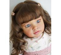 Anano Realistic Reborn Toddler Doll With Long Hair 26 Inch Pippa Reborn Dolls Real Life Like Silicone Babies That Look Real Looking Veins For Kids Age 3 Role Playing