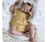 Anano Reborn Baby Doll Silicone Full Body 20 Inch Realistic Baby Doll Girl, Full Silicone Babys Dolls, Real Life Reborn Dolls, Lifelike Newborn Babies With Accessories